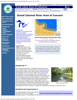 Grand Calumet River Area of Concern
