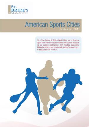 American Sports Cities September 2011