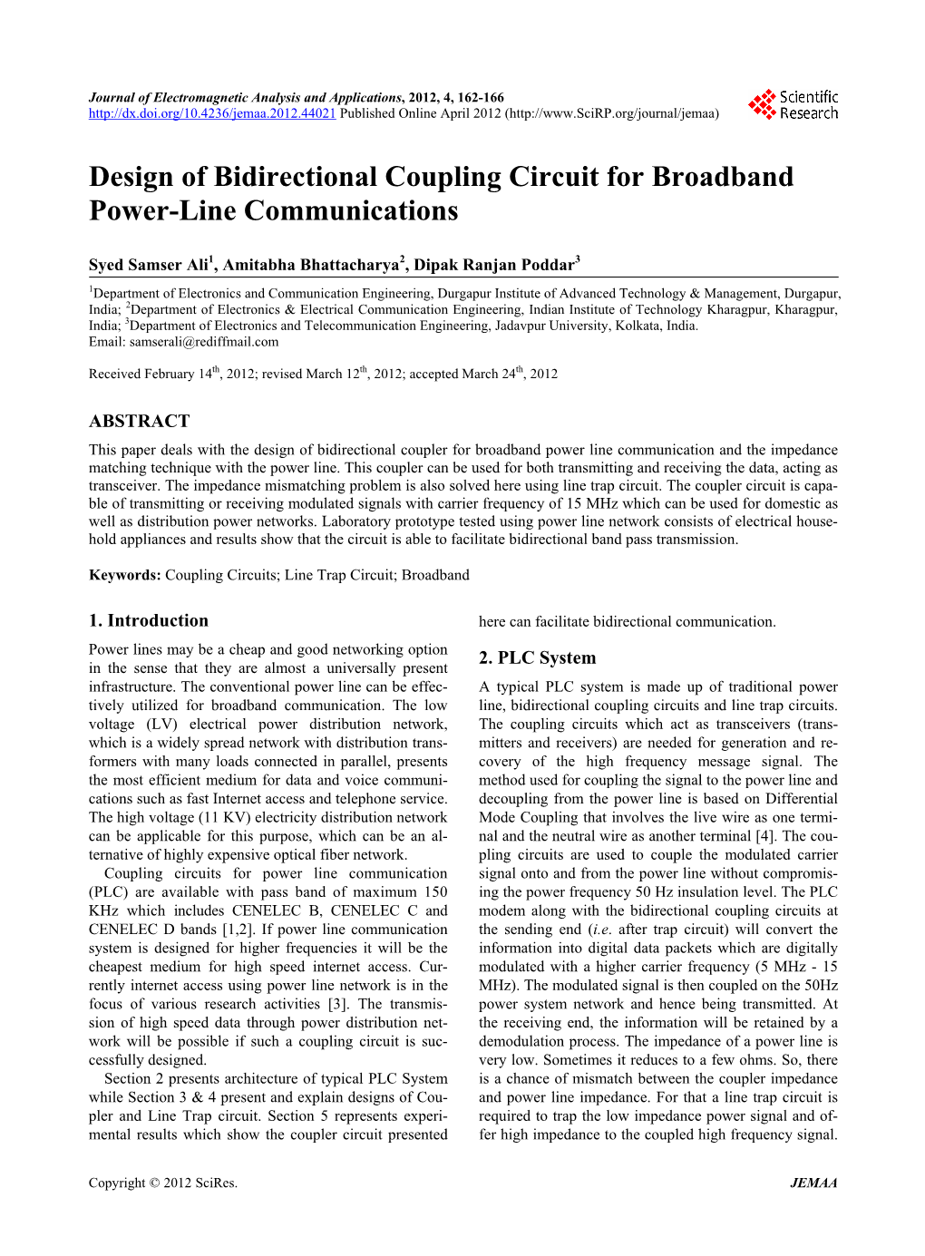 Design of Bidirectional Coupling Circuit for Broadband Power-Line Communications