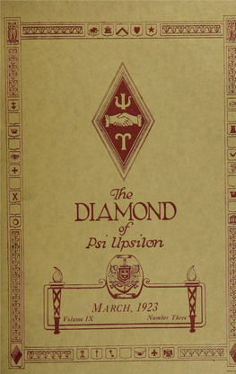 The Diamond of Psi Upsilon Mar 1923