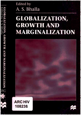 GLOBALIZATION, GROWTH and Marginalizationedited by A. S