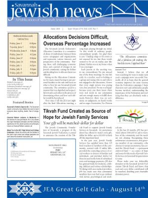June 2011 Jewish News
