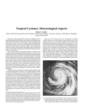 Tropical Cyclones: Meteorological Aspects Mark A