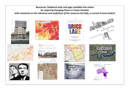 Resources, Fieldwork Tools and Apps Available Free Online for Exploring