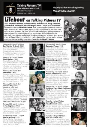 Lifeboat on Talking Pictures TV