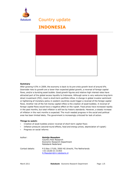 Indonesia (Country Update)