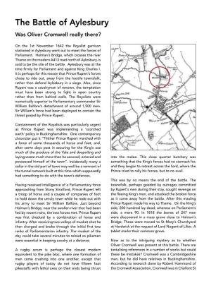 Battle of Aylesbury.Indd