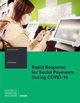 Rapid Response for Social Payments During COVID-19 Introduction 3