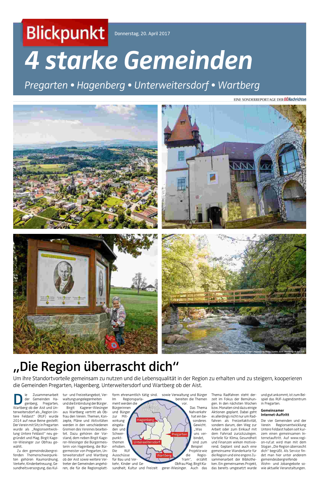 Pregarten • Hagenberg • Unterweitersdorf • Wartberg