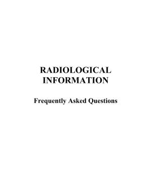Radiological Information