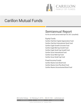 Carillon Mutual Funds