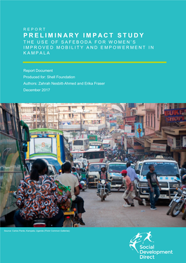 Preliminary Impact Study the Use of Safeboda for Women’S Improved Mobility and Empowerment in Kampala