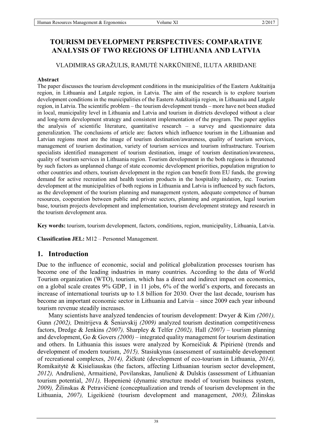 Comparative Analysis of Two Regions of Lithuania and Latvia