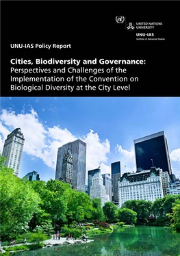 UNU-IAS Policy Report