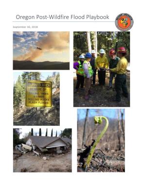 Oregon Post-Wildfire Flood Playbook