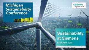 Siemens Sustainability