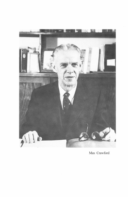 Max Crawford RAYMOND MAXWELL CRAWFORD 1906 - 1991