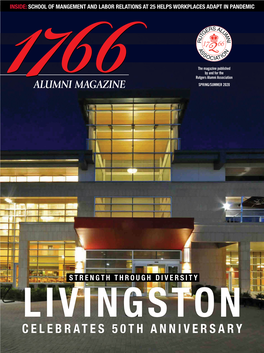 CELEBRATES 50TH ANNIVERSARY 1766 Is Published by the Rutgers Alumni Association Vol