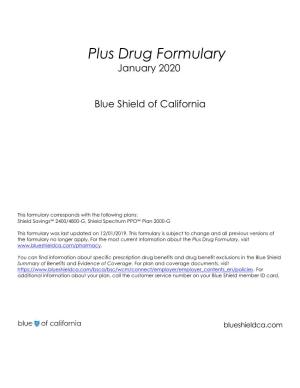 Drug Formulary January 2020