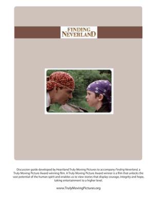Finding Neverland Coverpage
