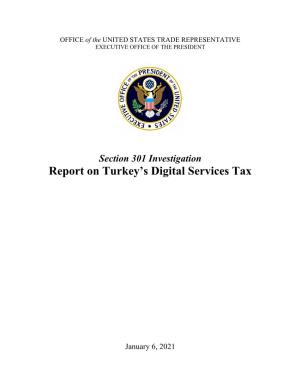 Turkey’S Digital Services Tax
