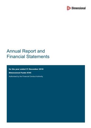 Annual Report and Financial Statements
