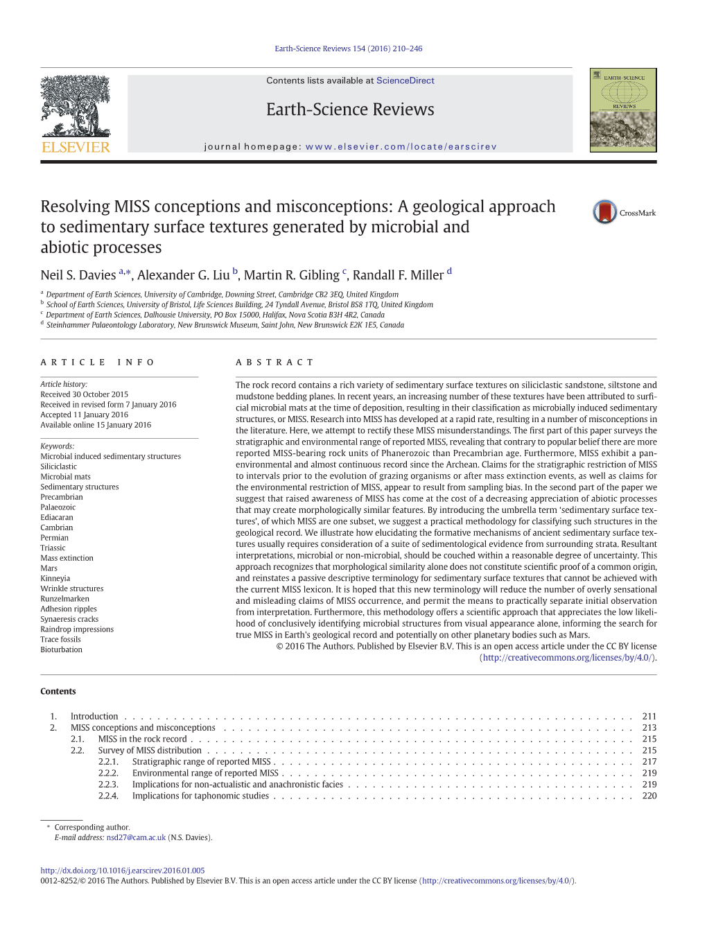 Resolving MISS Conceptions and Misconceptions: a Geological Approach to Sedimentary Surface Textures Generated by Microbial and Abiotic Processes