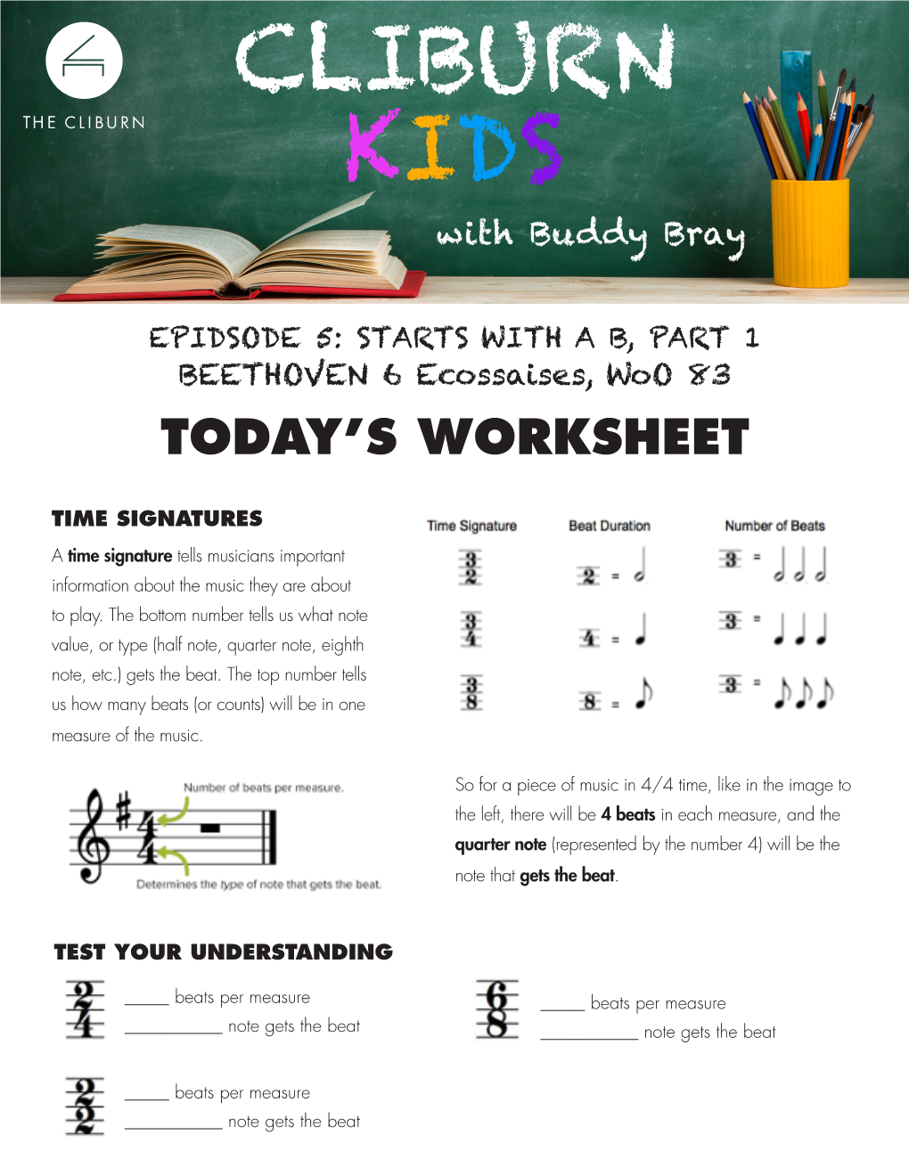 Today's Worksheet