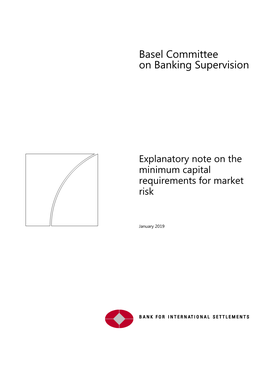 Explanatory Note on the Minimum Capital Requirements for Market Risk
