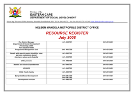 Download Resource Register