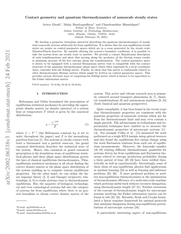 Arxiv:2002.06338V3 [Cond-Mat.Stat-Mech] 24 Feb 2021 Equilibrium