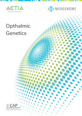 Opthalmic Genetics