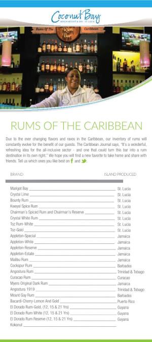 Rums of the Caribbean