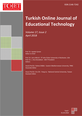Turkish Online Journal of Educational Technology Volume 17, Issue 2