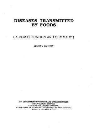 Diseases Tiunsmitted by Foods
