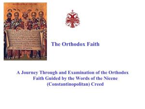 The Orthodox Faith