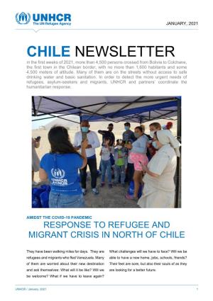 UNHCR Chile Newsletter