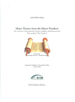 Major Themes from the Minor Prophets an Overview of the General Content, Insights, and Lessons from the Scroll of "The Twelve"