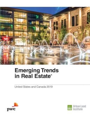 Emerging Trends in Real Estate® 2019