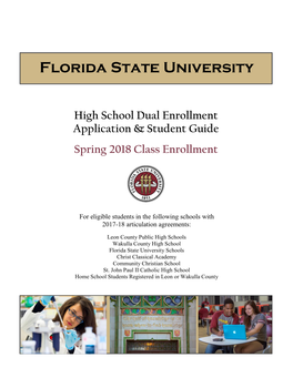 High School Dual Enrollment Application & Student Guide