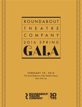 February 29, 2016 the Grand Ballroom of the Waldorf Astoria New York City Director Scott Ellis