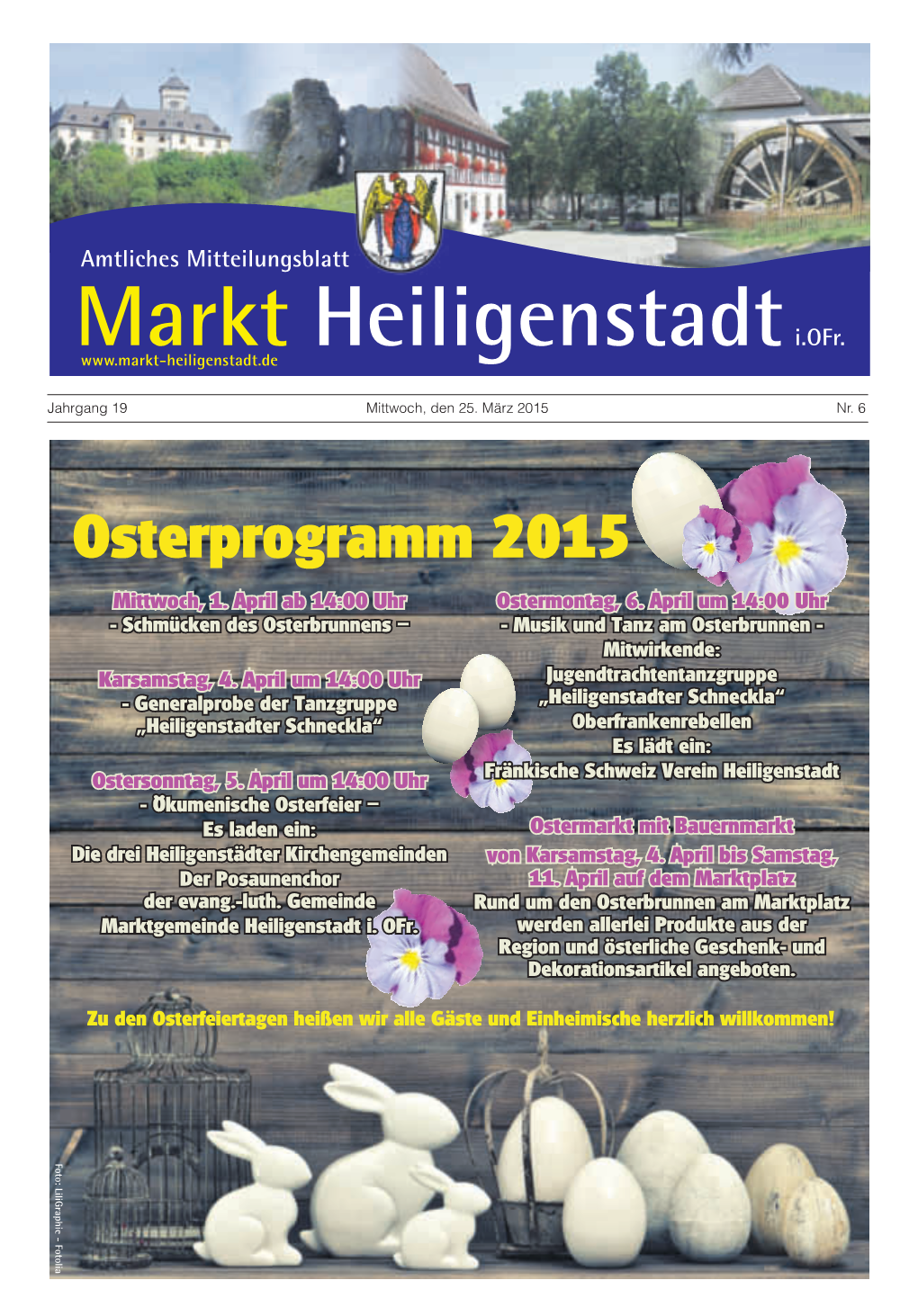Mitteilungsblatt Nr. 06 Vom 25.03.2015