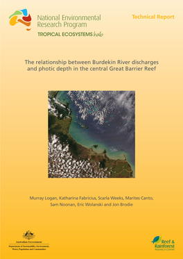 The Relationship Between Burdekin River Discharges and Photic Depth in the Central Great Barrier Reef
