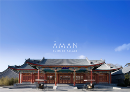 1 AMAN SUMMER PALACE AMANYARA Meetings & Corporate Events 1 AMANYARA Meetings & Corporate Events 1