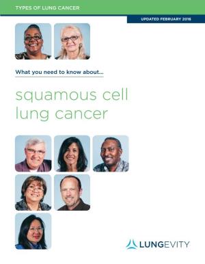 Squamous Cell Lung Cancer Foreword