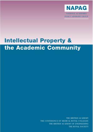 Intellectual Property and the Academic Community