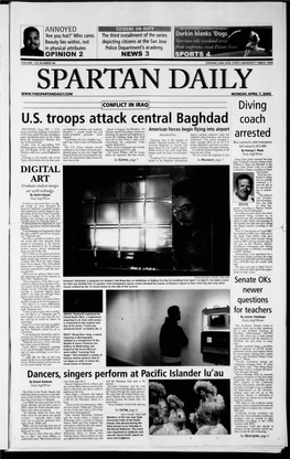 Spartan Daily, April 7, 2003