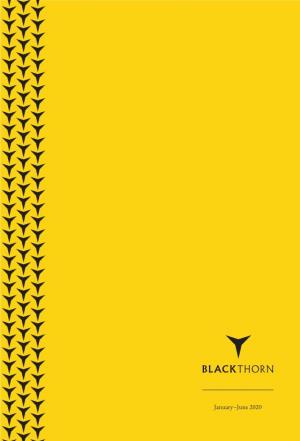 January–June 2020 Black Thorn Is a Brand-New Imprint, Specialising in the Very Best in Compulsive Crime Fiction