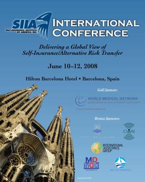International Conference Delivering a Global View of Self-Insurance/Alternative Risk Transfer