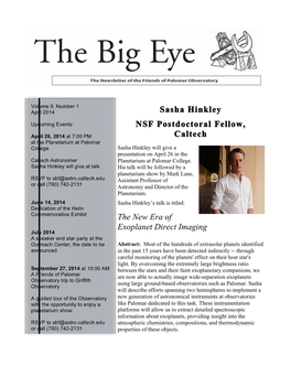 The Big Eye Vol 9 No 1